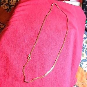 Stamped 14k. Made in Italy 18 inch chain